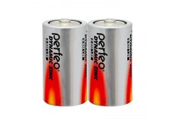 Батарейка солевая Perfeo R20/2SH Dynamic Zinc спайка цена за 2 шт