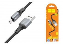 Кабель USB - MicroUSB HOCO X86 (черный) 1м 