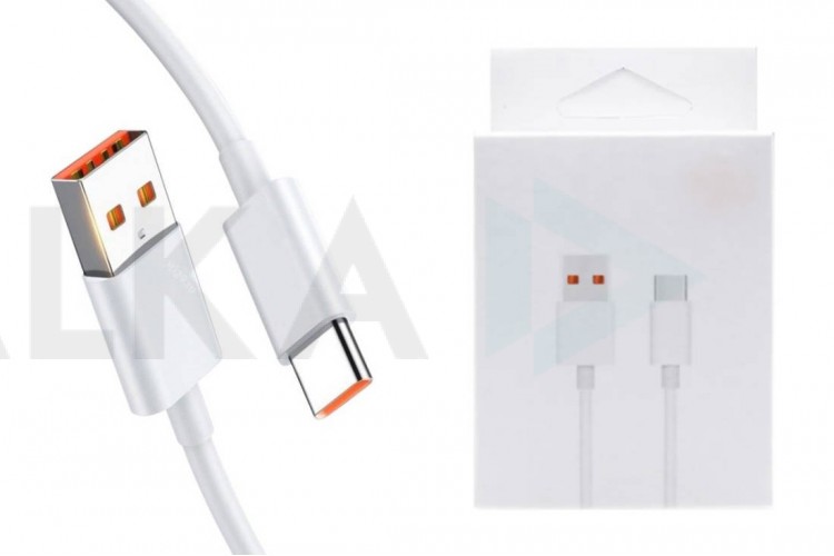 Кабель USB - USB Type-C Xiaomi BHR4915CN (белый) 1м 6 ампер