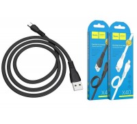 Кабель USB - USB Type-C HOCO X40, 2,4A (черный) 1м