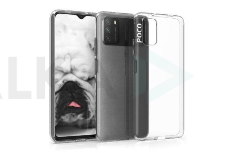 Чехол для Xiaomi Pocophone M3 ультратонкий 0,3мм (прозрачный)