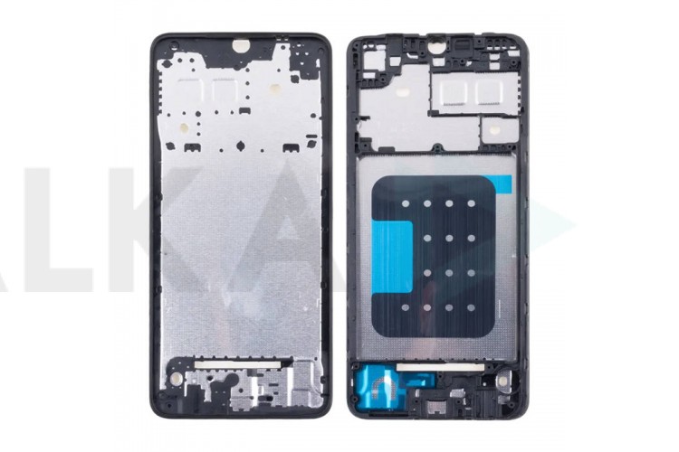Средняя часть для Samsung A055F Galaxy A05 (рамка дисплея) черный, с разбора