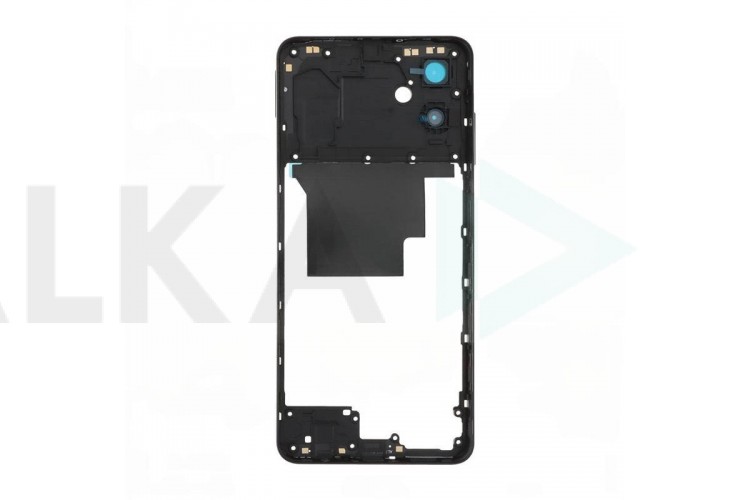 Средняя часть для Samsung A065F Galaxy A06 (рамка задней крышки) черный