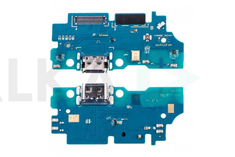 Шлейф для Samsung A165F/ A166B Galaxy A16 4G/ 5G с разъемом зарядки + разъем гарнитуры (плата) org