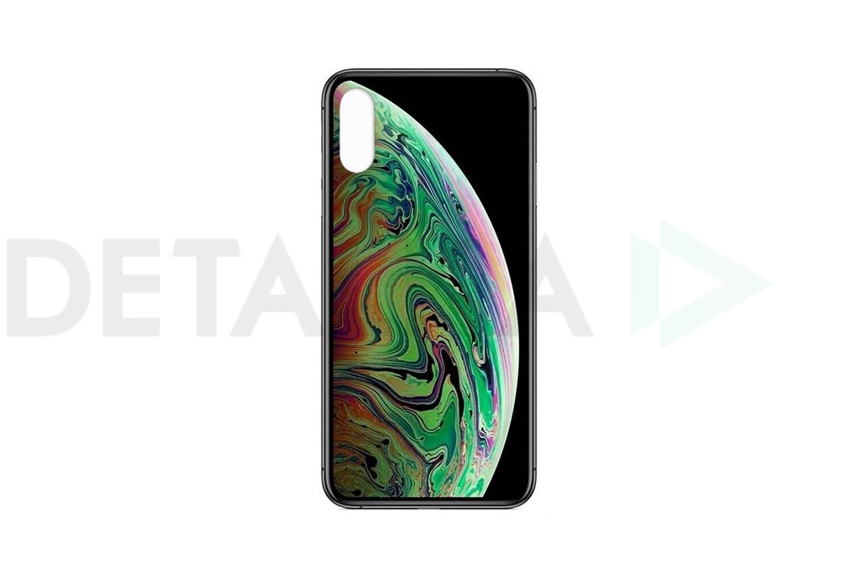 Чехол стеклянный Phone XS Max (рисунок в ассортименте) в Детальке купить,