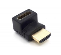 Переходник HDMI (мама - папа) угловой вверх V1.4