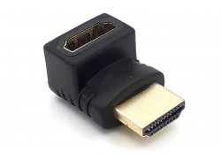 Переходник HDMI (мама - папа) угловой вверх V1.4