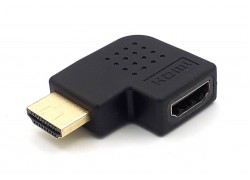 Переходник HDMI (мама - папа) угловой левый V1.4