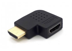 Переходник HDMI (мама - папа) угловой левый V1.4