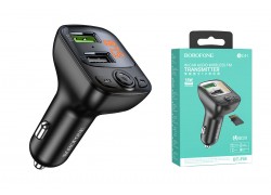 FM-Модулятор BOROFONE BC41 Eminecy QC3.0 car BT FM transmitter