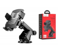 Держатель автомобильный для телефона HOCO CA83 David one-button center console In-car holder черный