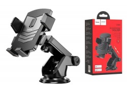 Держатель автомобильный для телефона HOCO CA83 David one-button center console In-car holder черный