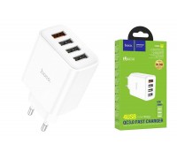 Сетевое зарядное устройство 4USB HOCO Fuerza C102A Fast Charging 3.0 (белый)