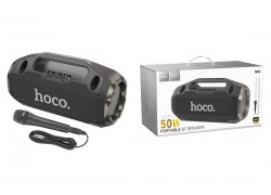 Караоке система HOCO HA3 Черная (микр, Bluetooth 5.0) 