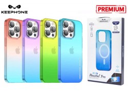 Чехол для телефона KEEPHONE HAVSTAL PRO MAGSAFE iPhone 14 PRO (розово-синий)