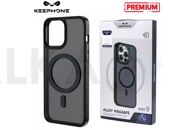 Чехол для телефона KEEPHONE ALLOY MAGSAFE iPhone 14 (черный)