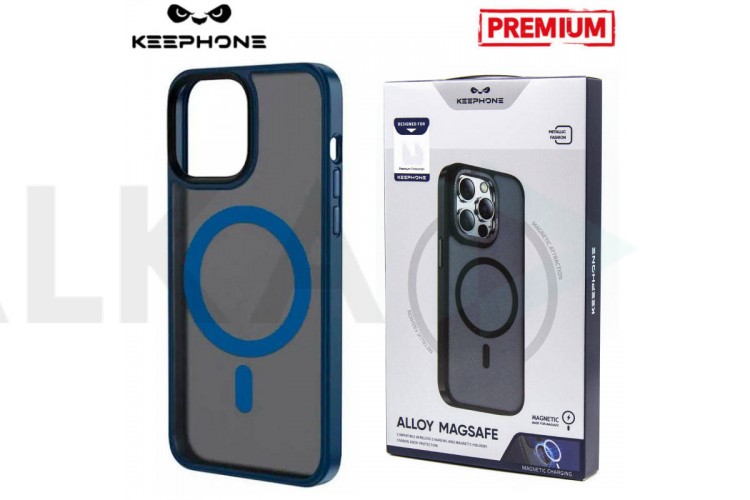 Чехол для телефона KEEPHONE ALLOY MAGSAFE iPhone 14 (синий)