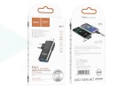 Переходник OTG HOCO UA17 Type-C (M) /Lightning (M) --> USB3.0 (F) ( 2 в 1)