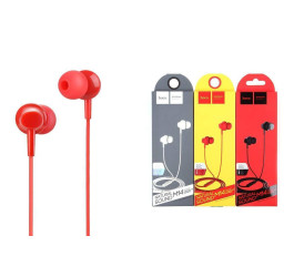 Наушники вакуумные проводные HOCO M14 inital sound universal (красный)