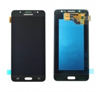 Дисплей для Samsung J530F Galaxy J5 (2017) big glass в сборе с тачскрином (черный), OLED (Диагональ отличается от оригинала)