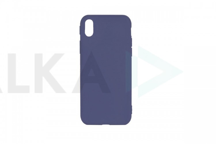 Чехол для iPhone XR в блистере (темно-синий)