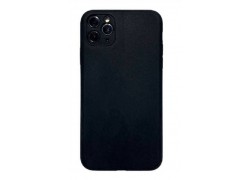 Чехол силиконовый iPhone 11 Pro (5.8) с отверстием под камеры (черный)