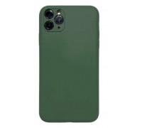 Чехол силиконовый iPhone 11 Pro Max (6.5) с отверстием под камеры (оливковый)