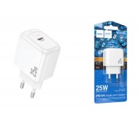 Сетевое зарядное устройство USB-C HOCO CS53A Surplus single port PD25W (белый)