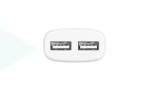 Сетевое зарядное устройство USB HOCO C-12 2400mAh (белый)