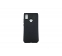 Чехол для Xiaomi Mi A2/Mi 6x с кожаной вставкой (черный)