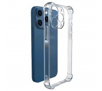 Чехол силиконовый для iPhone 13 Pro (6.1) с усиленной защитой по углам (прозрачный)