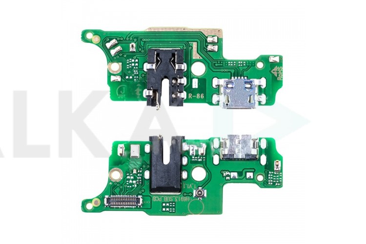 Шлейф для Tecno Spark 8P (KG7n) с разъемом зарядки + разъем гарнитуры (плата)