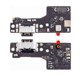 Шлейф для Xiaomi Poco M6 4G/ Redmi 13 4G (2404APC5FG/ 24040RN64Y) с разъемом зарядки (плата) org