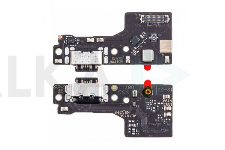 Шлейф для Xiaomi Poco M6 4G/ Redmi 13 4G (2404APC5FG/ 24040RN64Y) с разъемом зарядки (плата) org
