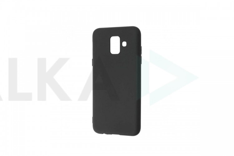 Чехол для Samsung A6 2018 (A600) тонкий (черный)