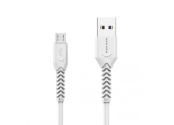 Кабель USB - MicroUSB SENDEM T8 6A (белый) 1м