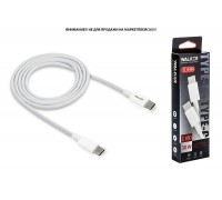 Кабель USB Type-C - USB Type-C WALKER C850, 30W, белый