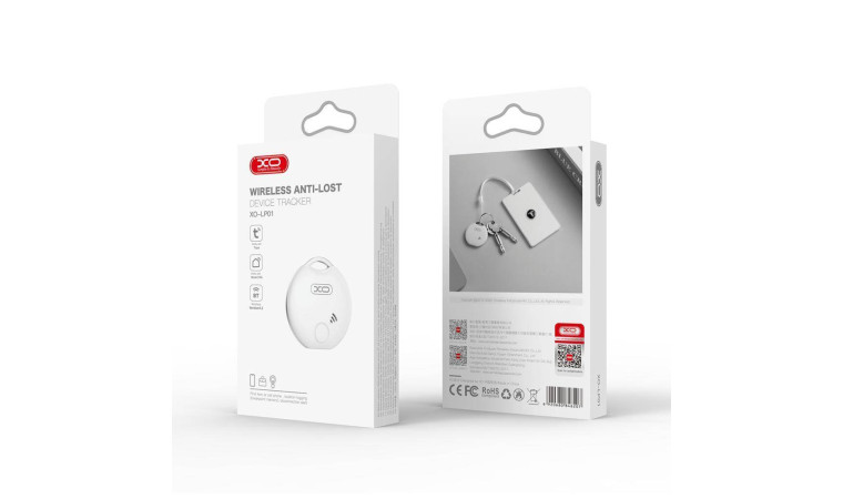 Беспроводная метка XO LP01 Bluetooth Loss Prevention Locator Two-Way Finder (For Apple /Android devices) (белая) Беспроводная метка XO LP01 Bluetooth Loss Prevention Locator Two-Way Finder (For Apple /Android devices) (белая)