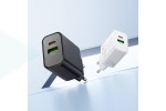 Сетевое зарядное устройство Type-C + кабель Lightning BOROFONE BA88A Navy PD20W+QC3.0 (белый)