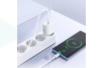Сетевое зарядное устройство USB-C + кабель Type-C - Type-C BOROFONE BA99A Breeze single port PD20W (белый)