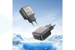 Сетевое зарядное устройство USB + USB-C + кабель Type-C BOROFONE BAS54A Absolute PD20W+QC3.0 (черный)
