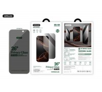 Защитное стекло Supglass SG-04 без черных рамок антишпион for IPhone 13 Pro Max /14 Plus (6.7)