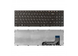 Клавиатура для ноутбука Lenovo Ideapad 100-15IBY, B50-10, B5010 черная, с рамкой
