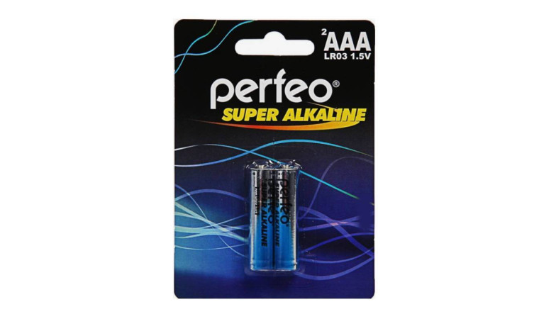 Батарейка алкалиновая Perfeo LR03 AAA/2BL Super Alkaline цена за блистер 2 шт Батарейка алкалиновая Perfeo LR03 AAA/2BL Super Alkaline цена за блистер 2 шт