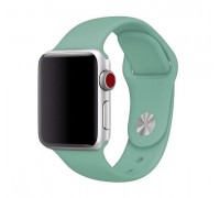 Ремешок силиконовый для Apple Watch 42-44 мм цвет бирюзово-зеленый (размер ML)