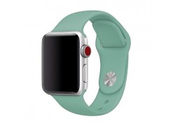Ремешок силиконовый для Apple Watch 42-44 мм цвет бирюзово-зеленый (размер ML)