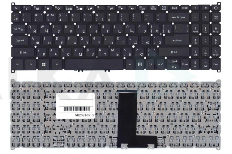 Клавиатура для ноутбука Acer Aspire 3 A315-55