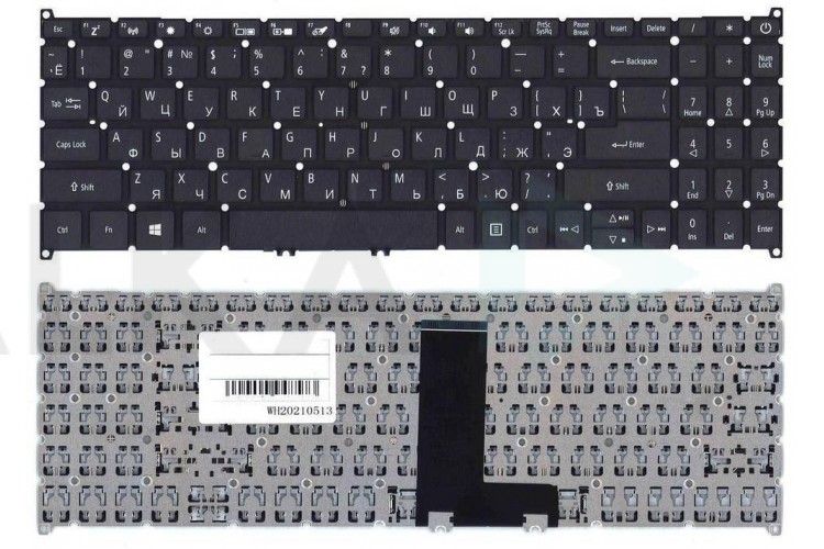 Клавиатура для ноутбука Acer Aspire 3 A315-55