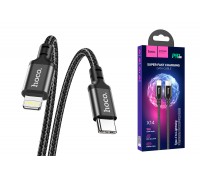 Кабель USB Type-C - Lightning HOCO X14 (черный) 1м (в оплетке)
