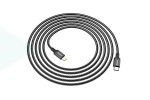 Кабель USB Type-C - Lightning HOCO X14 (черный) 2м (в оплетке)